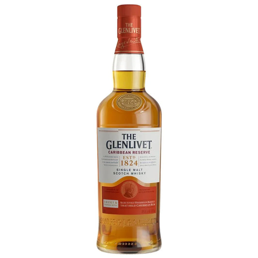 Buy The Glenlivet Caribbean Reserve Single Malt Scotch Whisky 750mL Online - The Barrel Tap Online Liquor Delivered