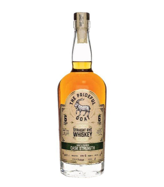 Buy The Prideful Goat 6 Year Cask Strength Rye Whiskey 750mL Online - The Barrel Tap Online Liquor Delivered