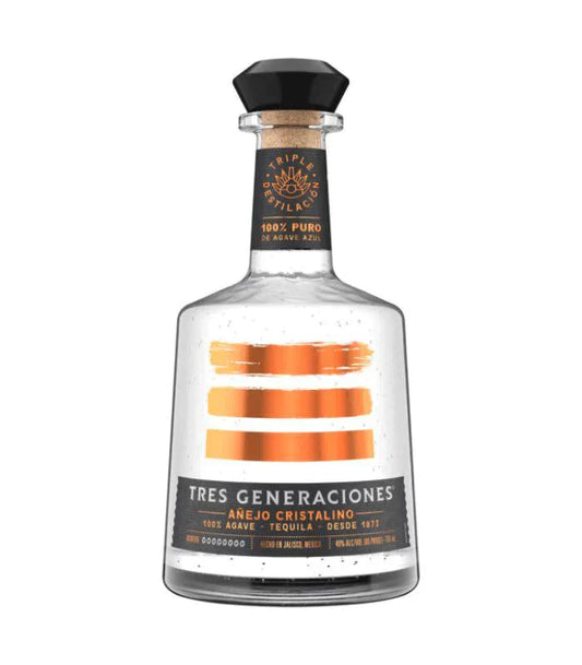 Buy Tres Generaciones Anejo Cristalino Tequila 750mL Online - The Barrel Tap Online Liquor Delivered