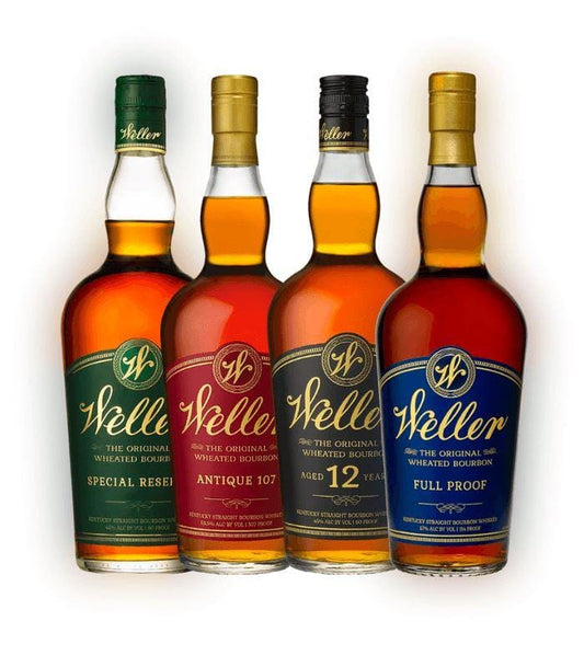 Buy W.L. Weller 4 Wheated Bourbon Bundle Online - The Barrel Tap Online Liquor Delivered
