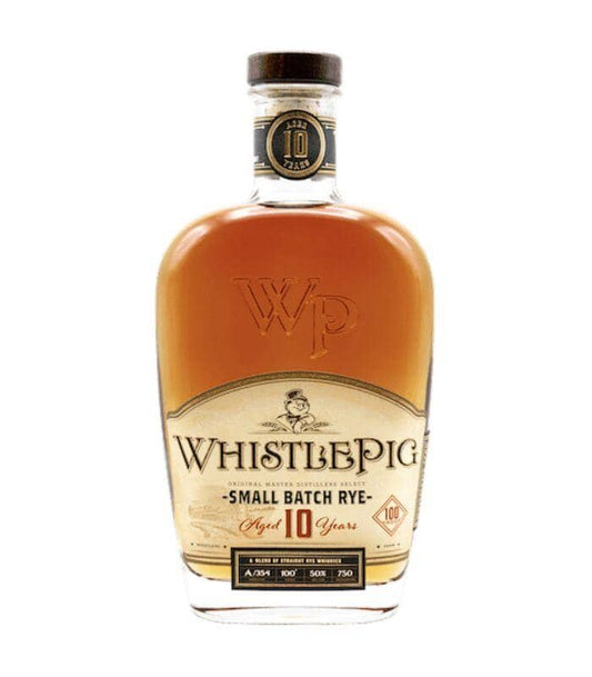 Buy WhistlePig 10 Year Old Small Batch Rye Whiskey 750mL Online - The Barrel Tap Online Liquor Delivered