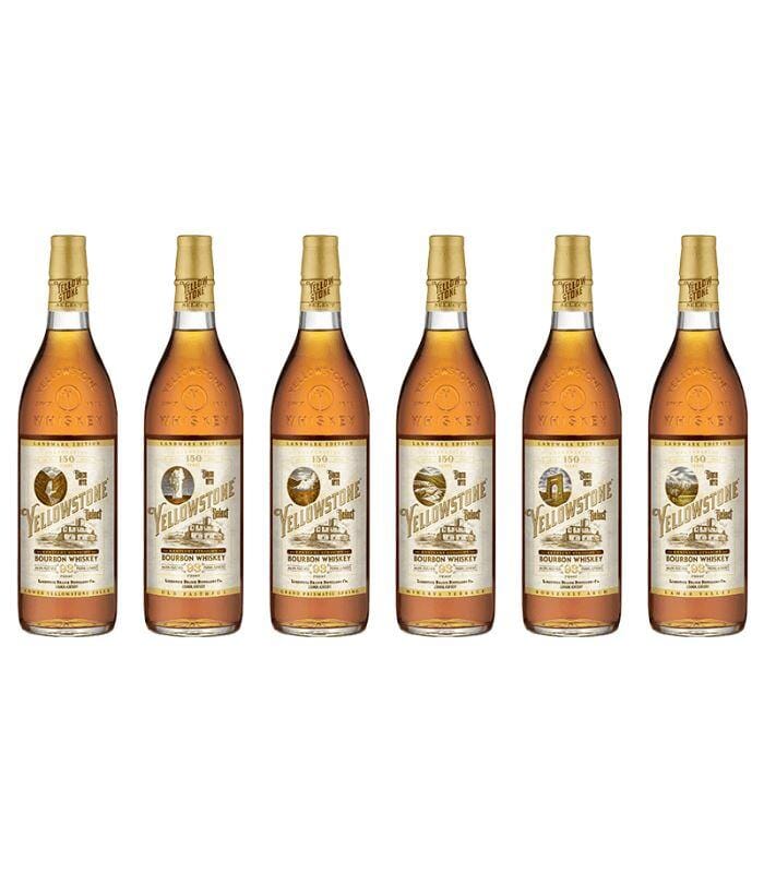 Buy Yellowstone Select Bourbon 150th Anniversary Landmark Edition 6 Bottle Combo Online - The Barrel Tap Online Liquor Delivered